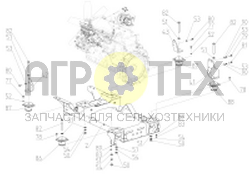 Чертеж Рама подмоторная (S320.05.05.000Ф)